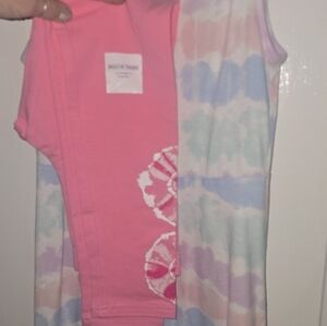 Girls Old Navy Pink Leggings Size 8